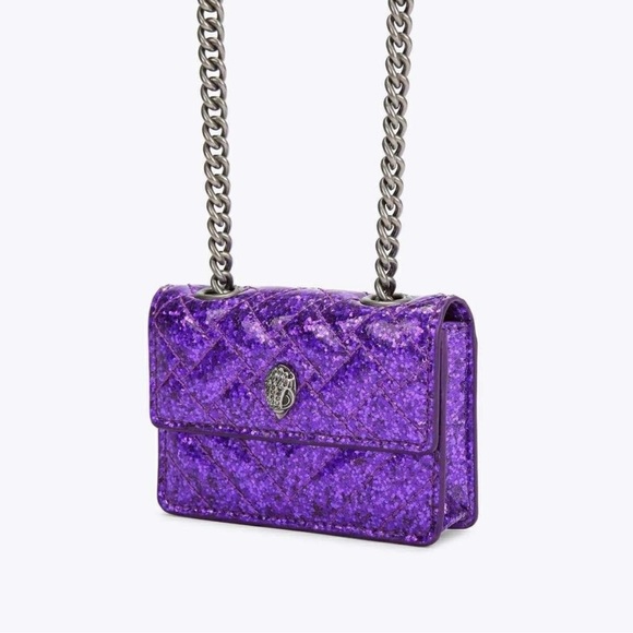 Kurt Geiger Bags Kurt Geiger Kensington Micro Purple Glitter Poshmark